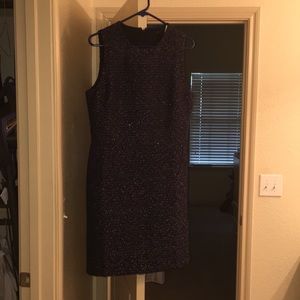 Ann Taylor Navy Tweed dress